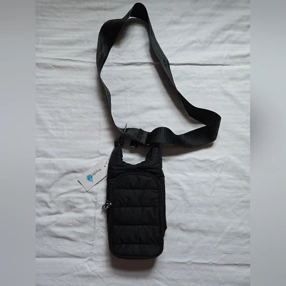 Wander Black Quilted Crossbody Bag - Picture 6 of 6